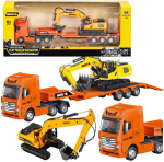 Sunkvežimis su Puspriekabe ir Ekskavatoriumi, Huina 1:50