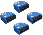 Shelly 1 Gen3 rinkinys i&scaron; 4 WiFi/Bluetooth valdiklių