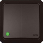 Elektro Plast Nasielsk Elektro-Plast Berg Candlestick jungtis n / t 10AX IP20 ruda (3711- 05)