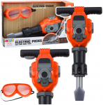 Lean Toys Žaislinis pneumatinis plaktukas su akiniais vaikams