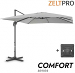 Zeltpro Lauko skėtis su Solid padu Comfort Light Pilkas