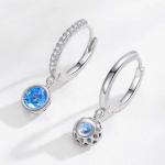 Sidabriniai auskarai su cirkoniais Brasco 60490