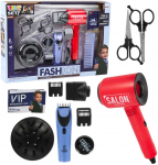 Lean Toys Vaiki&scaron;kas kirpimo rinkinys su džiovintuvu ir aksesuarais