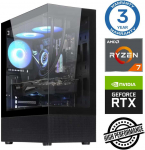 Stacionarus kompiuteris INTOP Ryzen 7 5700X 16GB 1TB SSD M.2 NVME+2TB RTX3050 6GB no-OS (RW46689NS)