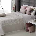 Dvipusė lovatiesė "Blain" (smėlio), 250x270 cm