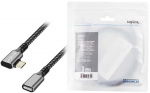 LogiLink Kabelis USB3.2 gen2 TypeC do USB-C/F, PD, 1m