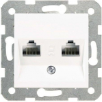 Panasonic 90963634 Karre Lizdas Kompiuteris 2xrj45 Kat. 5e, Spalva Baltas / 90963634