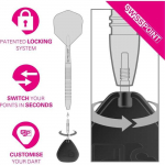 Metalinės adatėlės Target Swiss Storm Quartz, 35 mm