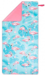 NCR14 FLAMINGOS mikropluo&scaron;to rank&scaron;luostis 160x80 cm NILS