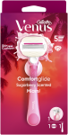 Barzdaskutė Gillette Venus ComfortGlide Sugarberry Miami Skustuvas + Galvutė 1 vnt.