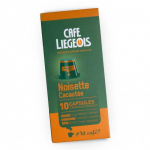 Kavos kapsulės, suderinamos su Nespresso&reg; Charles Li&eacute;geois Noisette, 10 vnt.