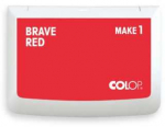 Colop PODUSZKA DO STEMPLI 90x50mm COLOP MAKE1 155111 BRAVE Raudonas/MALINOWA CZERWIEŃ