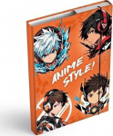 Mfp Paper Aplankas su gumele A5 Anime stiliaus