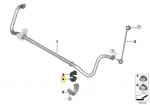 Priekinis Žemyn Stabilizatoriaus Stiklo &Scaron;akelė BMW F87 M2 F80 M3 F82 M4 Originalus 31352283967