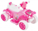 Huffy Princess BUBBLE keturratis, 7,2 V, rožinis