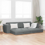 Sofa lova 200cm Tamsiai pilka audinys