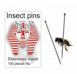 Entomologiniai smeigtukai vabzdžiams (Nerūdijančio plieno) (Čekija) (6A)