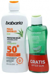 Babaria Aloe Protector Solar Spf50 Piel Sensible Resistente Al Agua, 200 ml Balsamo After Sun 1u