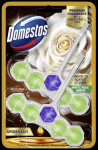 DOMESTOS Power 5 Aroma Lux Baltas Rose & Žalias Tea Tree Oil tualeto blokas 2 x 55 g