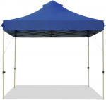 Promotions I&scaron;kart i&scaron;skleidžiamas palapinės stogelis, 300D Oksfordo audinys ir plienas, 305x305x305 cm, mėlynas