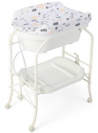 Promotions Kūdikio vystymo stalas su vonelė, 86x50x104 cm, balta