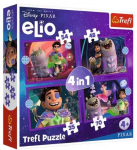 Dėlionė TREFL DISNEY ELIO 4 dėlionių rinkinys