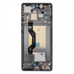 Dėklas Motorola Edge 50 5G LCD ekranas + lietimui jautrus skydelis + priekinis dangtelis Koala Pilkas (pakeitimo paketas)