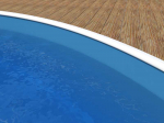&bdquo;Ibiza Mėlyna&ldquo; įdėklas baseinui (auk&scaron;tis 1,35 m, plotis 3,2 x 6 m, storis 0,8 mm)