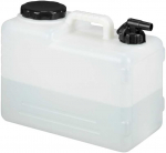 Bonideco Vandens kanistras su mai&scaron;ytuvu 36x19x29cm., baltos/juodos spalvos
