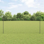 Tvorelės stulpas 44 pcs Pilka 180 cm Plienas
