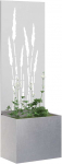 Sodo privatumo ekranas &bdquo;Fretwork&ldquo; Sidabrinė 50 x 150 cm