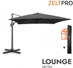 Zeltpro Lauko skėtis (užvalkalas dovanų) Lounge Antracito
