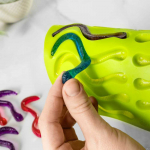 Guminukai WORMS želė, &scaron;okoladas, ledo formelė