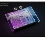 &bdquo;Alphacool Core GeForce RTX 5080 Vanguard/SUPRIM GPU Vanduo&ldquo; au&scaron;intuvas, ARGB, su galine plok&scaron;te - akrilinis