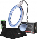 Rinkinys HULA HOP MAGNETYCZNY Mėlynas HHM15 Z LICZNIKIEM HMS + PAS BR163 Juodas PLUS SIZE