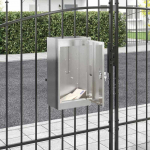 mailbox su durimis Sidabro 30 x 20 x 55 cm Nerūdijantis Plienas