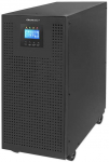 Qoltec Trifazis UPS su SNMP kortele, 20kVA, 20kW LCD, EPO, USB, galios koeficientas 1.0