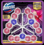Domestos DOMESTIC Aroma Lux Hibiscus Oil & Wild Berries tualetinių plytelių valiklis, 2 x 55 g