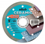 Pdtools Deimantinis diskas RELIEF ULTRA, sausam/&scaron;lapiam pjovimui, &Oslash;125 mm, 22.2 mm