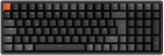 Klaviatūra Keychron K4 QMK, 96%, su laidu & Wireless, USB + RF belaidė + Bluetooth, Magnetic-mechaninė key switch, RGB LED, Juodas