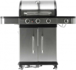 Dujinis grilis, nerūdijantis plienas, didelės galios, 4 degiklių grilis, lauko virtuvė terasai ir sodui