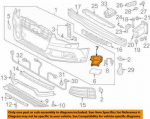 VAG NAUJAS ORIGINALUS AUDI A5 S5 RS5 UŽSAUGIMO LAIKIKLIS PRIEKYJE DE&Scaron;INĖJE PUSĖJE O/S 8T0955636A