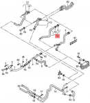 VAG Originalus VW CC Passat au&scaron;inimo žarna su greito atjungimo jungtimi 3C0122073FA