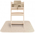 Mushie grindų kilimėlis po kūdikių maitinimo kėdute (Rainbows)