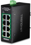 &Scaron;akotuvas TRENDnet 8-Port Industrial Fast Ethern. PoE+ DIN-Rail Switch