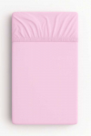 Medvilninė paklodė 120x60 cm rožinė