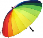 Adar Parasol Rainbow rankinis sulankstomas skėtis