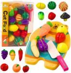 Lean Toys Vaiki&scaron;kas virtuvės rinkinys su pjaustymo lenta ir peiliu