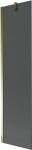 Vonios sienelė Mexen Next I, Gold/grafito stiklas, 50 x 150 cm