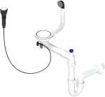 Sifonas plautuvėms Laveo OKS_163T, Steel